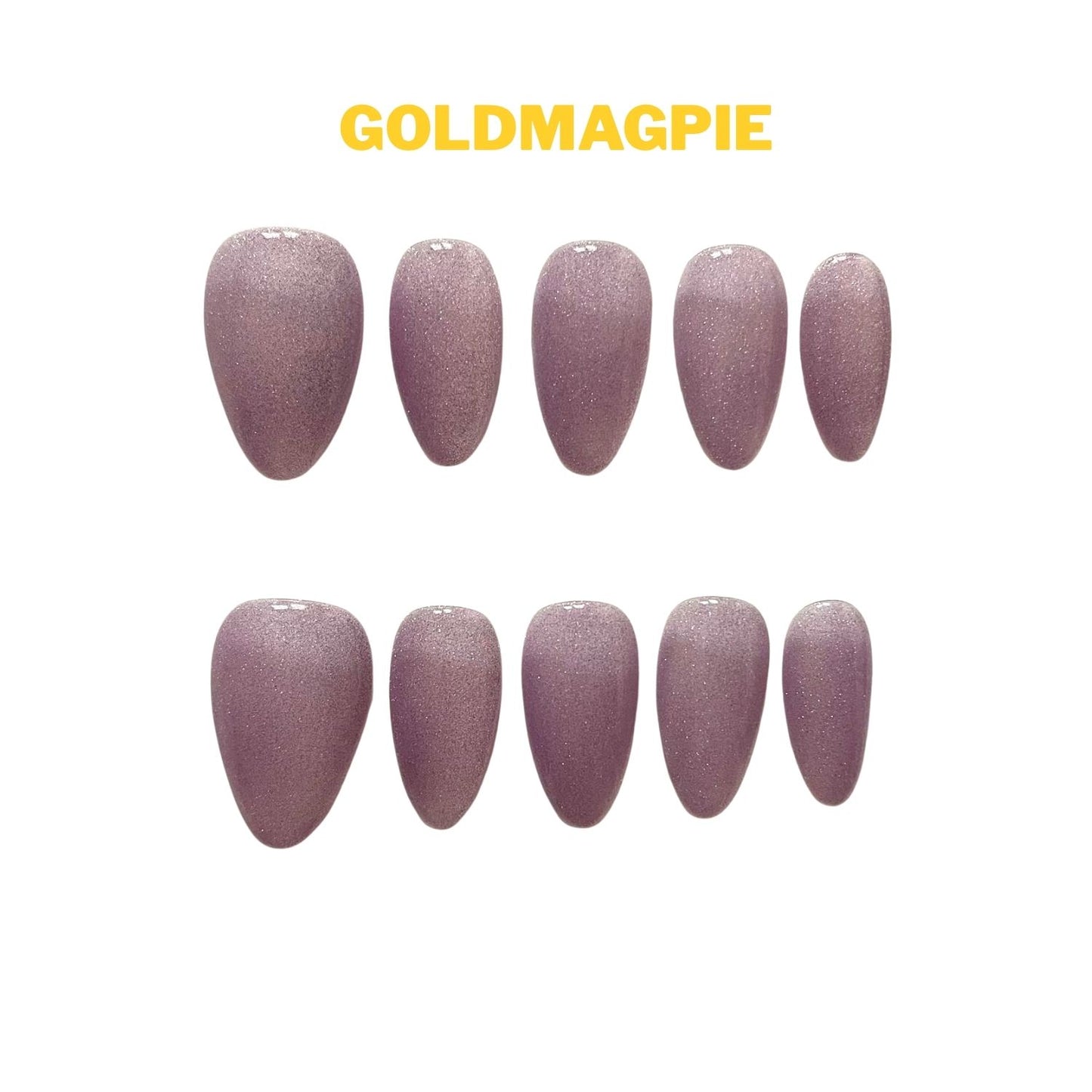 Cat Eye Lavender Short Almond A2S