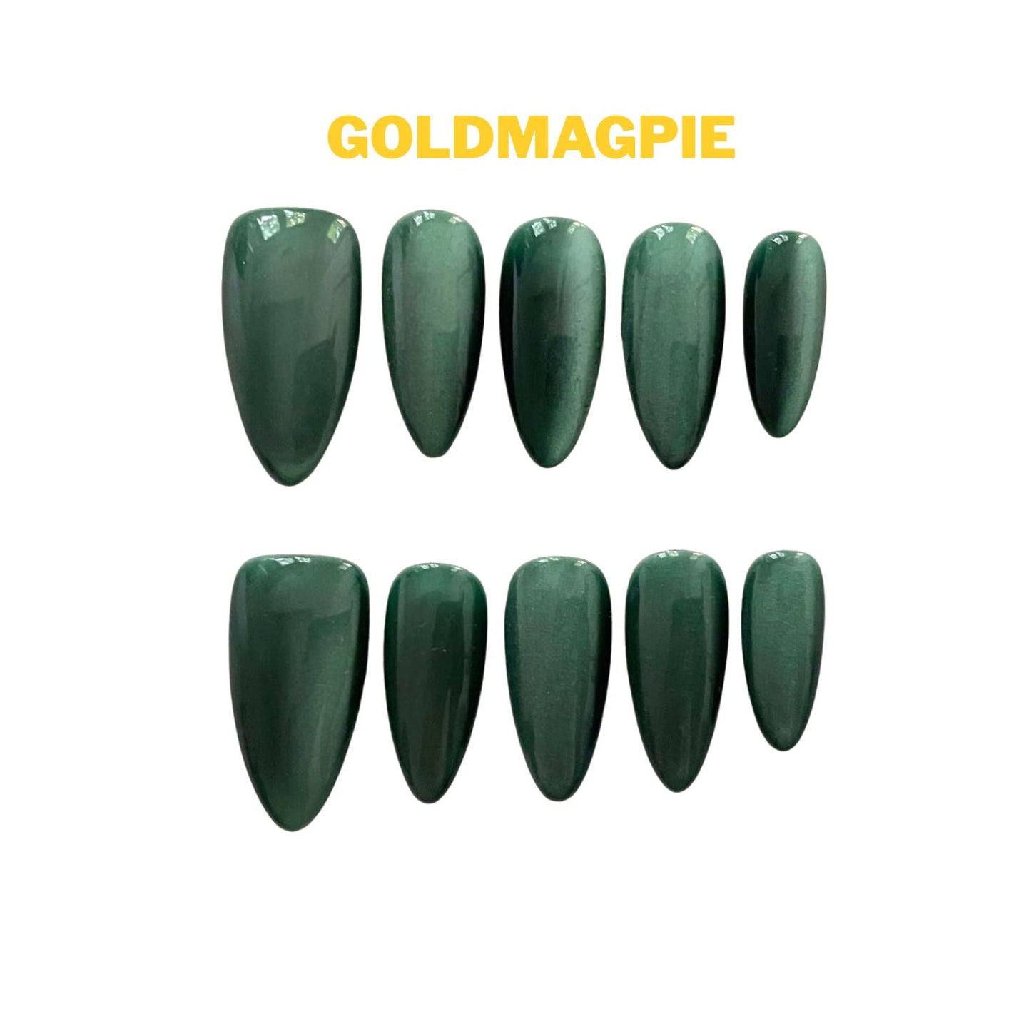 Cat Eye Emerald Medium Almond A4M