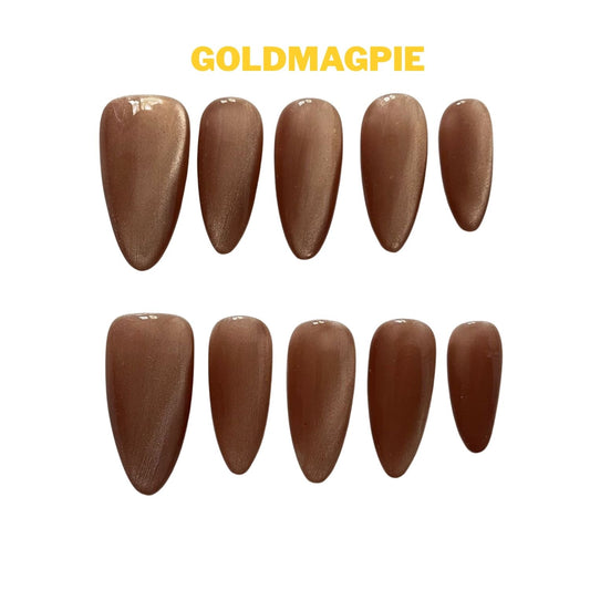 Cat's Eye Bronze Medium Almond A7M