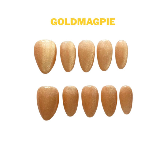 Cat's Eye Golden Short Almond A6S