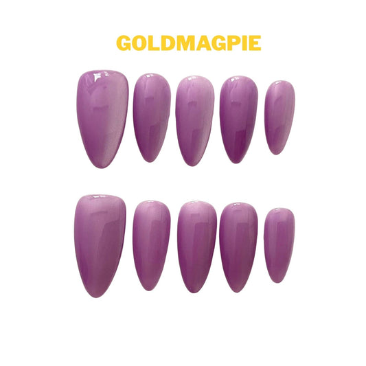 Cat Eye Purple Medium Almond A5M