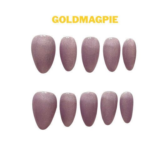 Cat Eye Lavender Short Almond A2S
